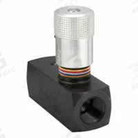 PARKER Hydraulic Flow Control Valve: 15 gpm Max Flow Rate, 1/2 in NPT, 1/2 in NPT, Steel, Control (MPN F800S). Key specifications — attr1018158: Manual; attr1018114: Rotary Knob; attr1018116: Steel; attr1018117: PARKER.