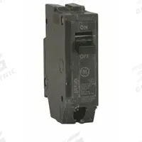 GE Miniature Circuit Breaker: THQC, 50 A, 120/240V AC, Single Phase, 10kA at 120/240V AC, Std (MPN THQC1150WL). Key specifications — Amps: 50 A; AC Voltage Rating: 120/240V AC; Phase: Single; Max. AIR Rating: 10kA at 120/240V AC; For Use With: GE Panelboards.