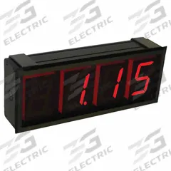 DWYER Digital Panel Meter: 10.5 V AC – 30 V AC, 10.5 V DC – 30 V DC, 2.3 in Digit Ht - Max., DPMX (MPN DPMX-3-LV). Key specifications — Manufacturer Part Number: DPMX-3-LV; Accuracy: +/-1%; Digital Display Screen Color: Red; Digital Display Screen Type: LED; Product Type: Extra Large Digital Panel Meter; Series: DPMX; Terminal Connection Type: Screw Clamp; Brand: DWYER.