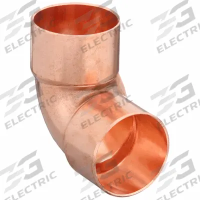 NIBCO Sweat Fitting Elbow: 2 in CTS x 2 in CTS, Cup x Cup, Wrot Copper (MPN U607 2) - Wrot Copper Tube Fittings