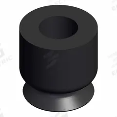 SMC Flat Pad: Flat, w/o Adapter, 3.5 mm Pad Dia, Silicone, Black, 40, 4 mm Pad Ht, ZP2 (MPN ZP2-B035MUS). Key specifications — attr1019101: ZP2-B035MUS; attr1019103: SMC; attr1019107: 40.
