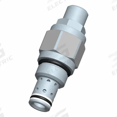 BUCHER HYDRAULICS Cartridge Valve: Screw-In, Screwdriver Adjustment, C10-20 Valve Cavity Size - Pressure Control Cartridge Valves