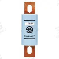 Semiconductor Fuse: KBC Series, Fast-Acting, 400 A, 600 V AC, Non-Indicating (MPN KBC-400). Key specifications — Series: KBC; Brand: BUSSMANN.