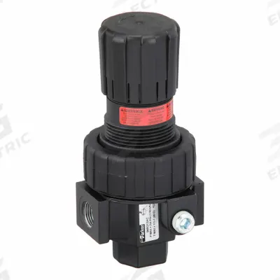 Parker Compressed Air Regulator: Zinc, 3/8 in NPT, 60 cfm, 2 psi to 125 psi - Parker FRL Air Regulators
