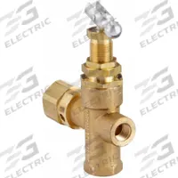 CONTROL DEVICES Venting Pilot Valve: 1/4 in Inlet Size, 1/8 in Outlet Size, 1/4 in Exhaust Size (MPN P25VB-F). Key specifications — attr60167: P25VB-F; attr60170: CONTROL DEVICES; attr60175: Yes; attr60179: Brass.