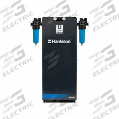 HANKISON Heatless Modular Desiccant Air Dryers: 1/2 in NPT, 21 cfm, 217 psi Max Op Pressure, 120V (MPN HSHD-21). Key specifications — attr110204: 120V; attr110148: HANKISON.
