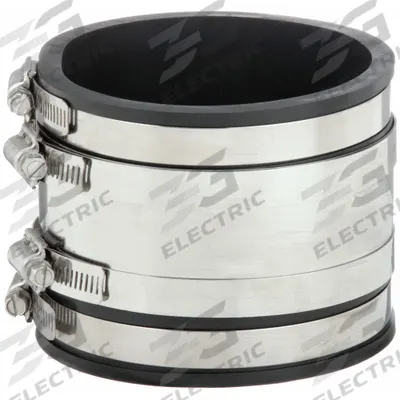 APPROVED VENDOR Flexible Pipe Straight: PVC, For 4 in Pipe - Shielded Flexible Transition Couplings