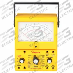 SIMPSON ELECTRIC Analog Multimeter: 1,000 V Max AC Volt Measurement, 1,000 V Max DC Volt Measurement (MPN 260-8XI). Key specifications — Brand: SIMPSON ELECTRIC.