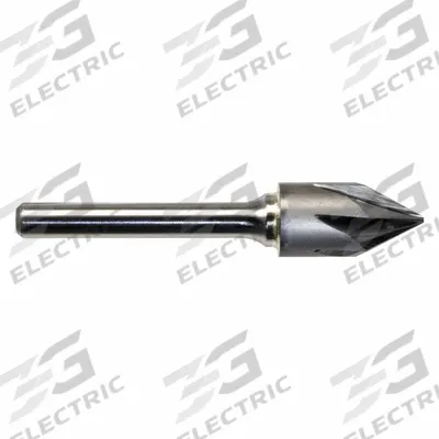 CLEVELAND Countersink: 60°, 6 Flute, 1/4 in Body Dia - Smooth-Finish Six-Flute Countersinks