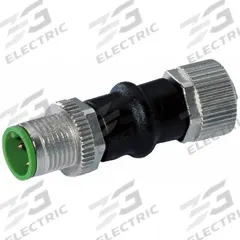 MURRELEKTRONIK Circular Connector: M12 5-Pole Male x M12 5-Pole Female, A Coded, DC Power/Signal (MPN 7000-42241-0000000). Key specifications — Connector Body Type: Male x Female; Coding: A; Brand: MURRELEKTRONIK; Voltage Rating: 800V; Thread Size: M12 Male x M12 Female; Mounting Type: Cable to Cable; Mounting Style: Cable-to-Cable Adapter; IP Rating: IP67.