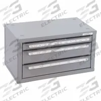 HUOT Tap, Drill and Die Dispenser: 29 Compartments, For M2.5x.45 to M12x1.75 Taps (MPN 13595). Key specifications — attr1306359: 2.5 mm x .45 mm to 12 mm x 1.75 mm; attr1306365: HUOT; attr1306366: 2.05 mm to 10.2 mm.