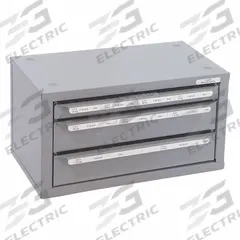HUOT Tap, Drill and Die Dispenser: 29 Compartments, For M2.5x.45 to M12x1.75 Taps (MPN 13595). Key specifications — attr1306359: 2.5 mm x .45 mm to 12 mm x 1.75 mm; attr1306365: HUOT; attr1306366: 2.05 mm to 10.2 mm.