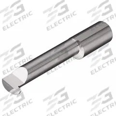 MICRO 100 Indexable Turning Toolholder: 3/8 in Shank Dia., Neutral (MPN 10-3762)