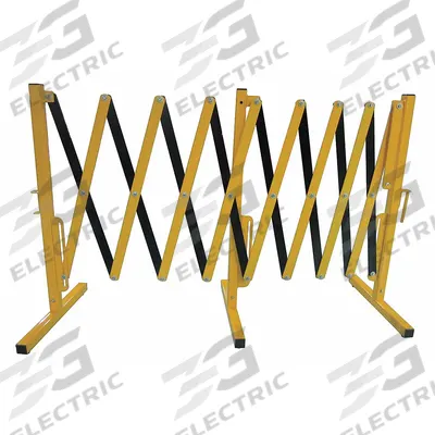 APPROVED VENDOR Collapsible Barricade: Accordion, Stationary, 37 1/2 in Ht - Expandable Barricades