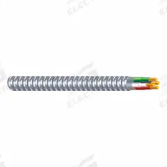 SOUTHWIRE Metal Clad Cable: 6 AWG, 2 Conductors, Copper, 1,000 ft, Aluminum, Std, THHN (MPN 68710303). Key specifications — Brand: SOUTHWIRE.