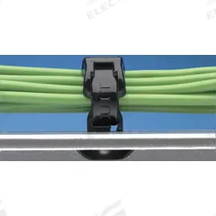 PANDUIT Cable Tie Mount: 0.2 in Slot Wd, 0.06 in Slot Ht, 0.42 in L x 0.16 in W x 0.4 in H, 1,000 PK (MPN PBMS-H25-M). Key specifications — For Use With: Miniature, Intermediate and Standard Cable Ties; Size: 0.42 in L x 0.16 in W x 0.4 in H; Color: Natural; Brand: PANDUIT.