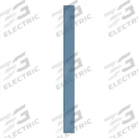ASI GLOBAL Partition Column: Plastic Polymer, Pebble, Blue, 82 in Ht, 7 in Wd, 1 in Thick (MPN 40-90870753-9509). Key specifications — Inner Core Type: Polymer; Brand: ASI GLOBAL PARTITIONS; Color: Blue; Finish/Texture: Pebble.