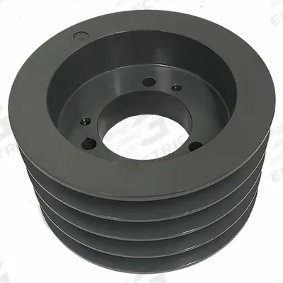 APPROVED VENDOR V-Belt Sheave: 4C110E, 4 Groove, 11.4 in OD, Bushed Bore - Bushed-Bore Cast-Iron V-Belt Pulleys