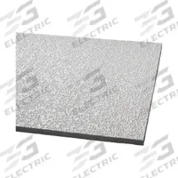 ARMSTRONG Ceiling Tile: 2910A, Random Fissured, 24 in x 48 in, Square Lay-In, 0.7 NRC, 16 PK. Key specifications — Display Sell UOM: PK; Material: Fiberglass; Color: White; Application: Lavatories/Restrooms; Resistance Properties: Mildew Resistant; Series: Random Fissured; Edge Type: Square Lay-In; Manufacturer Part Number: 2910A.