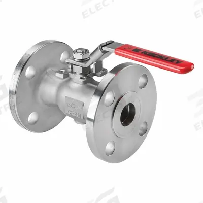 KECKLEY Manual Two-Way Ball Valve: 3/4 in, Carbon Steel, Straight, Class 150 Flange - Carbon Steel Ball Valves