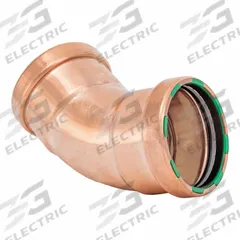 QUICKFITTING SUREPRESS Crimp Elbow: 45° Elbow, 3 in CTS x 3 in CTS size, Press-fit x Press-fit (MPN SPWE88-45R). Key specifications — Brand: QUICKFITTING SUREPRESS; Series: SurePress®; Broad - Material for Bullet: Copper Or Bronze; Brand - Broad: QUICKFITTING SUREPRESS.