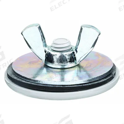 Siemens Hole Plug: Steel, 1/2 in Conduit Hole Size, For 30.5 mm Hole Dia - Max - Oiltight Hole Seals