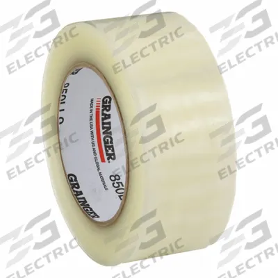 GRAINGER Packaging Tape: 2.2 mil Tape Thick, 2 in x 110 yd, MD - Medium-Duty Hot Melt Tape
