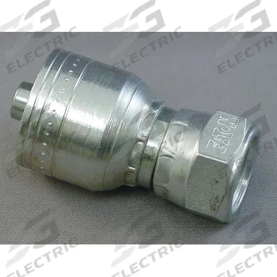 AEROQUIP Hydraulic Crimp Fitting: Steel x Steel, Straight, -16 For Hose Dash Size - Aeroquip Crimp Hydraulic Hose Fittings with Metric Connection