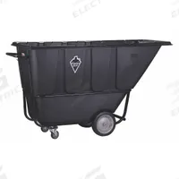 GRAINGER Tilt Truck: 27 cu ft, 1,250 lb, 77 in L x 33 1/4 in W x 44 3/4 in H, Black, Flat (MPN 21VK48). Key specifications — Color: Black; Brand: GRAINGER; Caster/Wheel Configuration: (2) Axle-Mounted.
