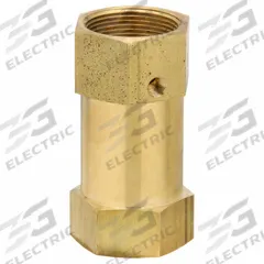 CONRADER Check Valve: In Line, Brass, 1 1/2 in (F)NPT, 1 1/2 in (F)NPT, 500 psi Max. Pressure (MPN CLB112112-HF-FS). Key specifications — attr291949: 1-1/2 in (F)NPT; attr291950: 1-1/2 in (F)NPT; attr291957: Brass; attr294749: CONRADER.