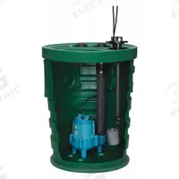 LITTLE GIANT Sewage Ejector System: 41 gal, 2/5 hp, 120V AC, 70 gpm Flow Rate @ 10' of Head, 4 in (MPN 509661). Key specifications — Rated Voltage: 120V AC; Brand: LITTLE GIANT; Switch: Piggyback Tether Float.