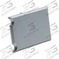 HADRIAN Headrail End Cap: Plastic, Plastic, 1 3/4 in Overall Ht, 1 1/4 in Overall Wd (MPN 627220). Key specifications — Compatible Partition Material: Plastic; Finish: Plastic; Component Type: Headrail End Cap; Brand: HADRIAN.