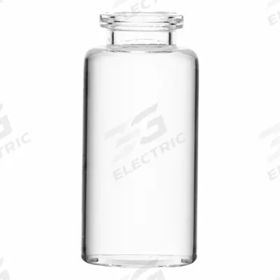 QORPAK Borosilicate Serum Vial: 20 mL, No Closure, 27.75 mm Body Dia, Square, Colorless - Glass Serum Vials
