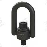 ADB HOIST RINGS Hoist Ring: Pivot/Swivel, Black Oxide-Coated Steel, 5/16"-18, Max. 800 lb (MPN 33214). Key specifications — attr994472: ADB HOIST RINGS; attr994492: 5/16"-18; attr998493: Lifting.