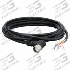 Cordset: M23 Female Bare Wire, 19 Pins, Black, PUR, 5 m Cable Lg, 9 A Max Current (A) (MPN 21373600D74050). Key specifications — Cable Jacket Color: Black; IP Rating: IP67; Wire Size: 22 AWG; Brand: HARTING.