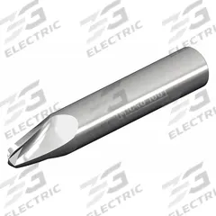 MICRO 100 Runner Cutter: Carbide, 2 Flute, 30°, 5/64" Rad, 0.243 in Flute Lg, 2-1/2" OAL (MPN MRF-250-078)
