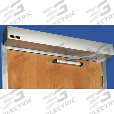 RECORD Door Operator: Low Energy, Heavy Duty, 39 in Lg, 5 1/8 in Wd, 4 1/8 in Ht - Low Energy Door Operators for Limited Traffic