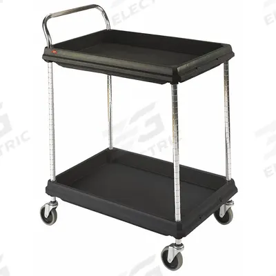 INSTOCK Laboratory Utility Cart: 33 3/4 in Overall Lg, 21 1/2 in Overall Wd, 33 1/4 in Overall Ht - Lab Carts
