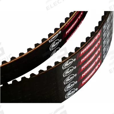 GATES Timing Belt: One Side, Modified Curvilinear, PowerGrip GT4, 14 mm Pitch - GT Section Timing Belts