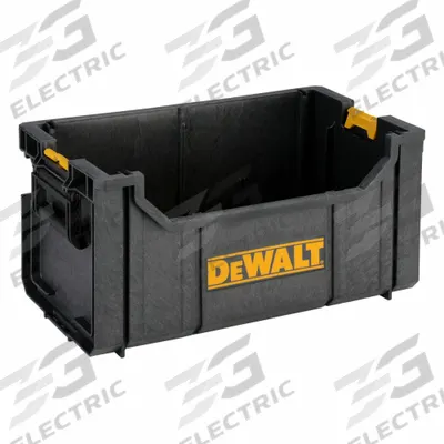 DEWALT Tough System Tool Box: 21 7/8 in W x 12 7/8 in D x 10 7/8 in H, Plastic - Tough System Storage Totes