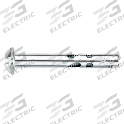 DEWALT Sleeve Anchor: 1 3/8 in Overall Lg, 1/4 in Dia, #10-24 Thread Size, Steel - Round-Head Sleeve Anchors