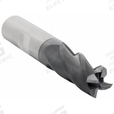WIDIA HANITA Square End Mill: Carbide, TiAlN Coated, 4 Flute, 5/8" Mill Dia, 2-1/4" LOC - General Purpose Carbide Square End Mills