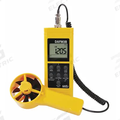 UEI TEST INSTRUMENTS Anemometer: 0.1 fpm Air Velocity Resolution - Rotating Vane Air Velocity Meters