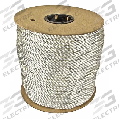 APPROVED VENDOR General Purpose Utility Rope: Twisted, 1/4 in Dia, 305 lb Working Load Limit - Shock-Absorbing Rope