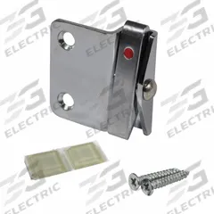 ANGEL VENTLOCK Window Opening Control Device: Flat, 1 9/16 in Lg, 1 3/8 in Wd, Non-Handed, Polished (MPN 829143). Key specifications — Color: Chrome; Handing Orientation: Non-Handed; Material: Stamped Steel; Brand: ANGEL VENTLOCK; Control Type: Single-Action; Finish: Polished.