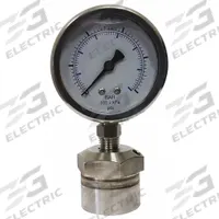 KODIAK Vacuum Gauge with Diaphragm Seal: 0 psi to 300 psi, KC301/DSM35, 2 1/2 in Dial, Mineral Oil (MPN KC301L25300/DSM3511). Key specifications — Brand: KODIAK; Gauge Case Liquid: Glycerin; Seal Fill Liquid: Mineral Oil; Gauge Case Material: 304 Stainless Steel; Seal Lower Housing Material: 316 Stainless Steel; Accuracy: ±1.60%; Gauge Wetted Parts: Stainless Steel.