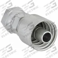 WEATHERHEAD Hydraulic Crimp Fitting: Steel x Steel, Straight, -8 For Hose Dash Size, NPTF x Crimp (MPN 08Z-J08). Key specifications — Fitting Gender: Male x Genderless; Fitting Connection Type: NPTF x Crimp; Thread Size: 1/2-14; For Hose Dash Size: -8; Brand: WEATHERHEAD.