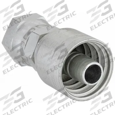 WEATHERHEAD Hydraulic Crimp Fitting: Steel x Steel, Straight, -8 For Hose Dash Size - Weatherhead Crimp Hydraulic Hose Fittings with NPTF Connection