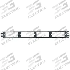 Patch Panel: 1 Rack Units, 4 Ports, Flat, PoE, Not Numbered, Rear Access, Unequipped (MPN CFAPPBL1). Key specifications — Brand: PANNET; Compatible Adapter Type: Panduit Mini-Com Modules; Material: Steel; _Access Type: Rear Access; _Port Labeling: Not Numbered; _Power Over Ethernet: PoE; _Series: Opticom.