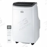 BLACK & DECKER Portable Air Conditioner: 10,000 BTU, 120V AC, Cooling/Heating (MPN BPACT10WT). Key specifications — Brand: BLACK & DECKER; Voltage: 120V AC; Includes Air Filter: Air Filter Included.